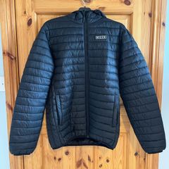 NICCE bubble puffer rain jacket in black