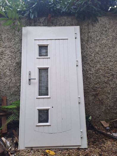 Front Door PVC Dove Grey Great Condition