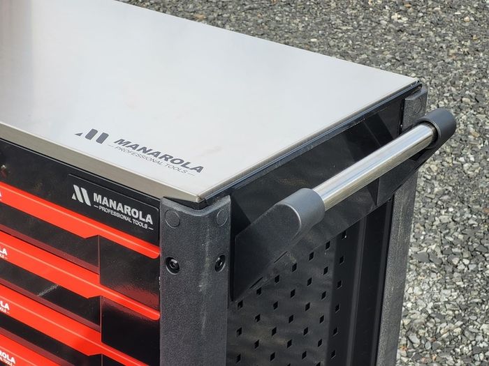 Manarola 7 Drawer Stainless Steel Tool Box