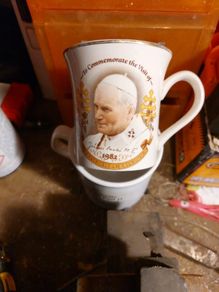 pope john paul mugs