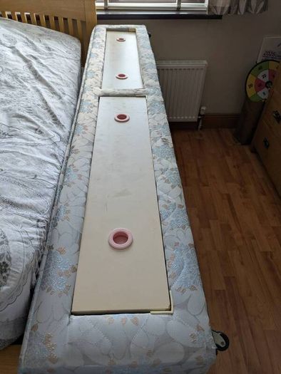 Single bed Base, mattress and headboard