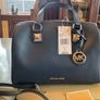 Michael Kors  SALE  New with tags on Grayson Navy medium duffle  satchel . Image 3