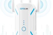 WiFi Extender Booster for Home with Built-in PA WiFi Booster 1200Mbps Wireless Internet Booster WiFi Range Extender up to 3000SQ.FT Dual Band 2.4GHz&amp; 5GHz, with Ethernet port, UK Plug