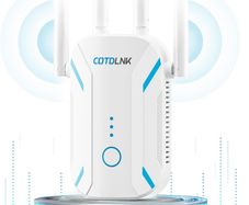 WiFi Extender Booster for Home with Built-in PA WiFi Booster 1200Mbps Wireless Internet Booster WiFi Range Extender up to 3000SQ.FT Dual Band 2.4GHz& 5GHz, with Ethernet port, UK Plug