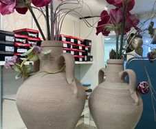 Display pottery vases