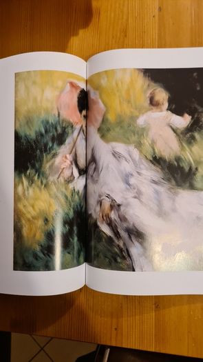 Monet Renoir. And The Impressionist Landscape Exhibition Guide. First edition In Very Good Condition. Large Volume Book.