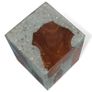 Stool Solid Teak Wood and Resin Image 5
