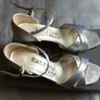 White Satin Shoes Image 2