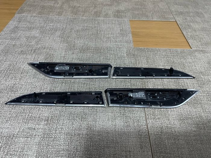 Genuine Audi A5 (B9) S-Line Fender Badge Door Emblems Chrome 4-set Logo Full Set S line