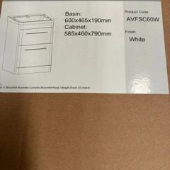 bathroom cabinet and sink