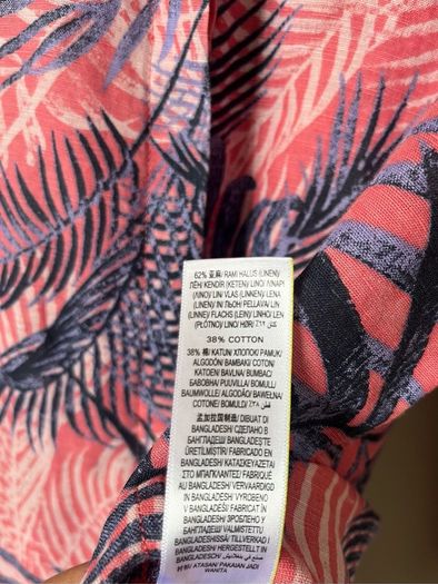 M&S linen rich womens shirt uk10