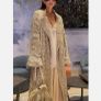 Zara A/W 2025 Velvet Beaded Kimono Size L (More like medium) Nwt Image 2