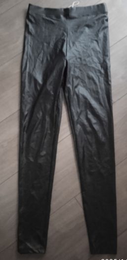 Bershka faux leather leggings