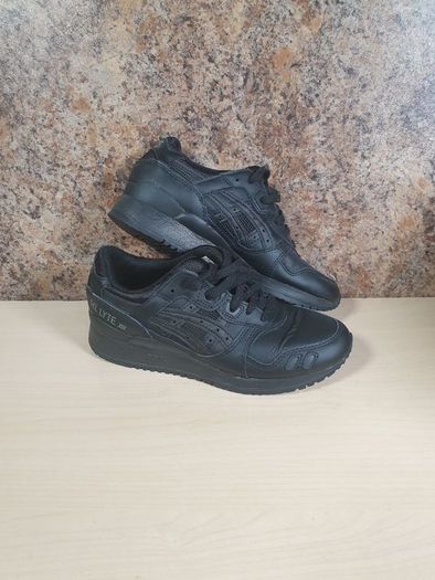 Asics GEL LYTE 3 black Size UK 4 EU 37 boys girls women unisex