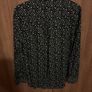 United Colors of Benetton Women's Shirt Black with White Stars Image 5