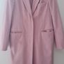 Designer Dusty Pink Tailored Coat Image 3