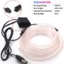 El Wire Lights USB Neon Wire White 5M/16Ft for Car Ambient Lighting Atmosphere Car Led Interior Strip Light Sewing Edge Decoration Image 3