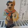 Ceramic Gentleman Dog figurine Image 2