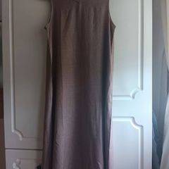 Sleeveless Maxi Dress with V-Neck