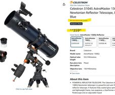 Reflector Telescope