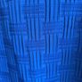 Vanilia knee length blue textured dress with long sleeves, size 38 (10-12) Image 2