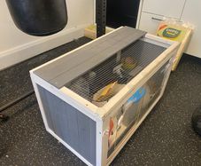 Large wooden hamster cage
