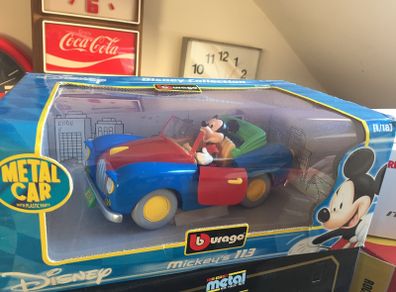 Mickey Mouse Disney Burago Scale 1/18
