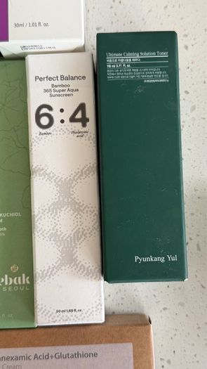 Left over Korean skincare new