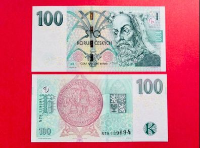 CZECH  REPUBLIC  100 Korun 2018   ( Uncirculated )