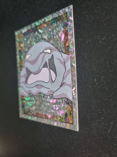 Muk 1999 Merlin Pokemon Sticker Holographic Prism
