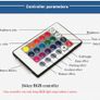 3M USB LED Light Strip Colorful Lighting 24 KEY remote control TV Desktop PC Image 2