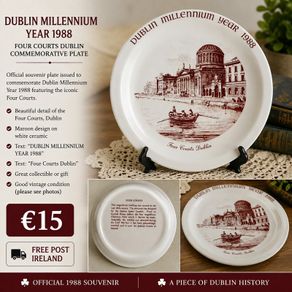 Dublin millennium plate