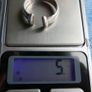 Vintage Sterling Silver Ring 5.g Image 6