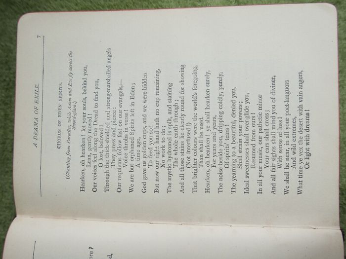 Vintage Poems By Elizabeth Barrett Browning 1844