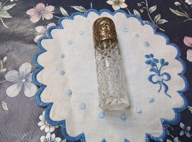 Cut Glass Scent Bottle