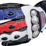 Luxury Genuine Leather Racing Motorcycle Gloves Carbon Knuckle Protective Motorbike Gloves Image 3