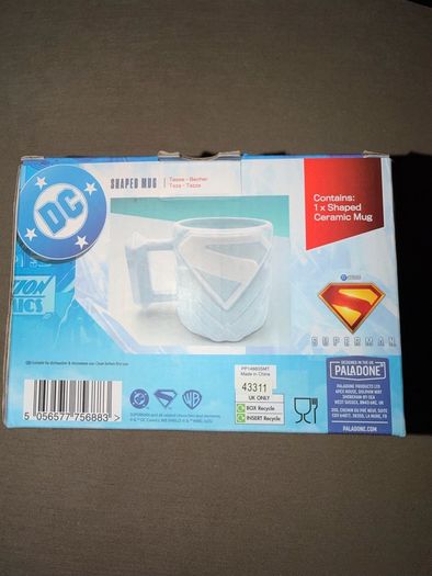 Official DC Comics Superman Fortress of Solitude 3D Shaped Ceramic Mug Brand New Boxed