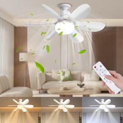 Brand New DBFAIRY 52CM Ceiling Fan with Lighting and Remote Control,
