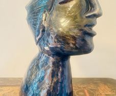 Original signed  Ceramic Sculpture by Belfast Artist Carol Henry