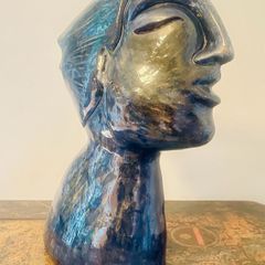 Original signed  Ceramic Sculpture by Belfast Artist Carol Henry