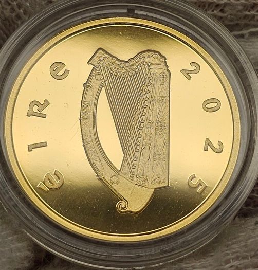 Ireland 2025 Gold Proof 1/4oz Au Daniel O'Connell 50 Euro Coin 250 Anniversary in Original Holder with COA