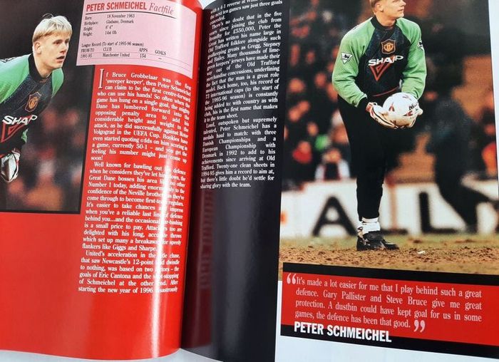 man United vintage book1996