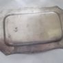a small antique sterling  silver tray Image 3