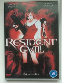 Resident Evil [2002] Milla Jovovich, Michelle Rodriguez & Eric Mabius [Movie DVD]