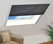 Plisse Insect Screen for Windows Aluminium 120x120 cm