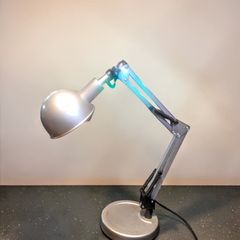 Adjustable heavy industrial style metal lamp