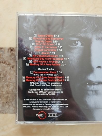 Bowie CD  - Space Oddity
