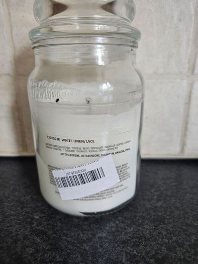 Yankee Candle White Linen And Lace Large Jar