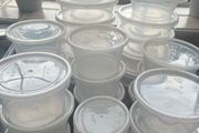 30 Plastic Tubs &amp; Lids