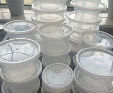 30 Plastic Tubs & Lids